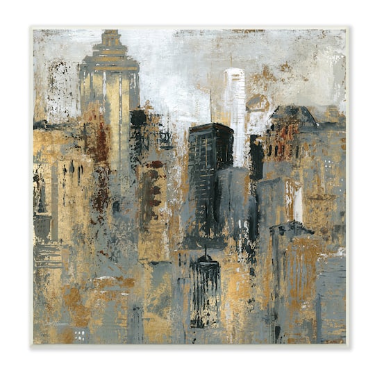 Stupell Industries Abstract Cityscape Wall Art